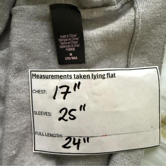 Victoria's Secret Gray Twist Back Lightweight Cropped Sweatshirt - Size Medium - Picture 7 of 7